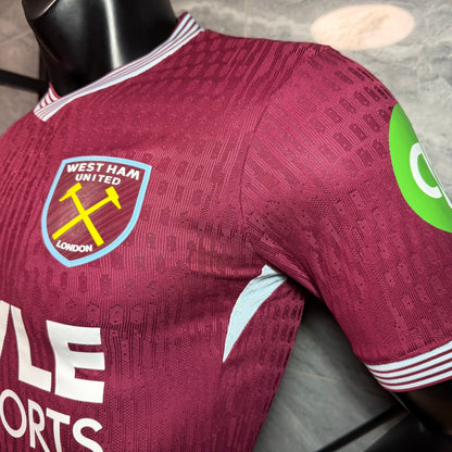 West Ham United 2025 - 2026 Local Vers. Jugador