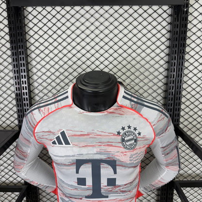 Bayern Múnich 25/26 Visita Vers. Jugador | Manga Larga