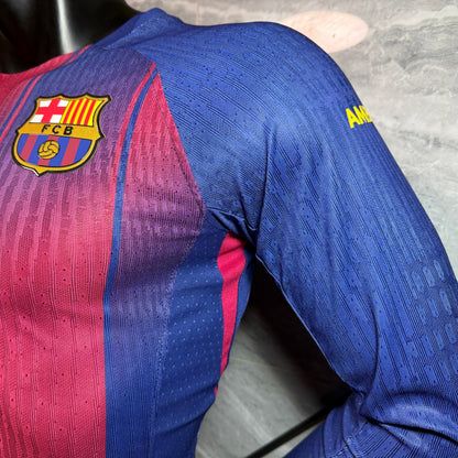 FC Barcelona 25/26 Local Vers. Jugador | Manga Larga