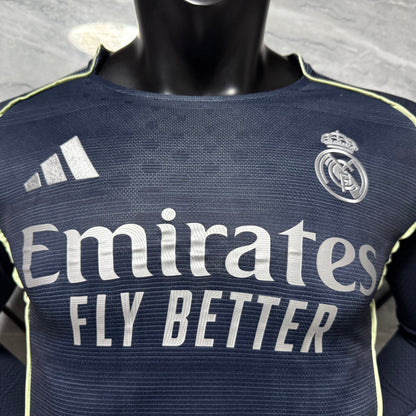 Real Madrid 2025 - 2026 Visitante Vers. Jugador