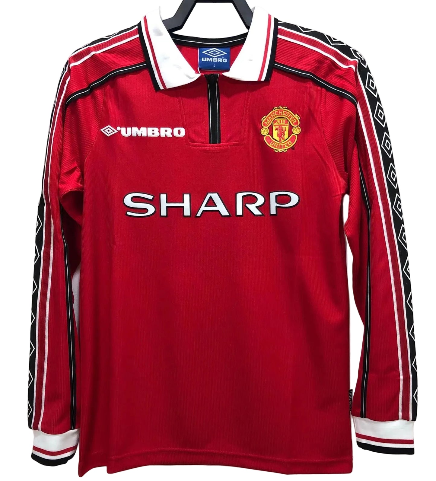 Manchester United 98/99 Local Vers. Retro | Manga Larga
