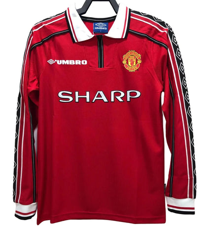 Manchester United 98/99 Local Vers. Retro | Manga Larga