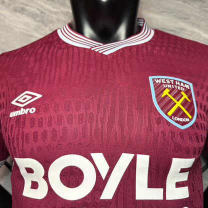 West Ham United 2025 - 2026 Local Vers. Jugador