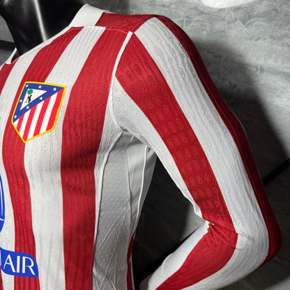Atlético de Madrid 25/26 Local Vers. Jugador | Manga Larga