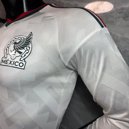 México 26/27 Visita Vers. Jugador | Manga Larga